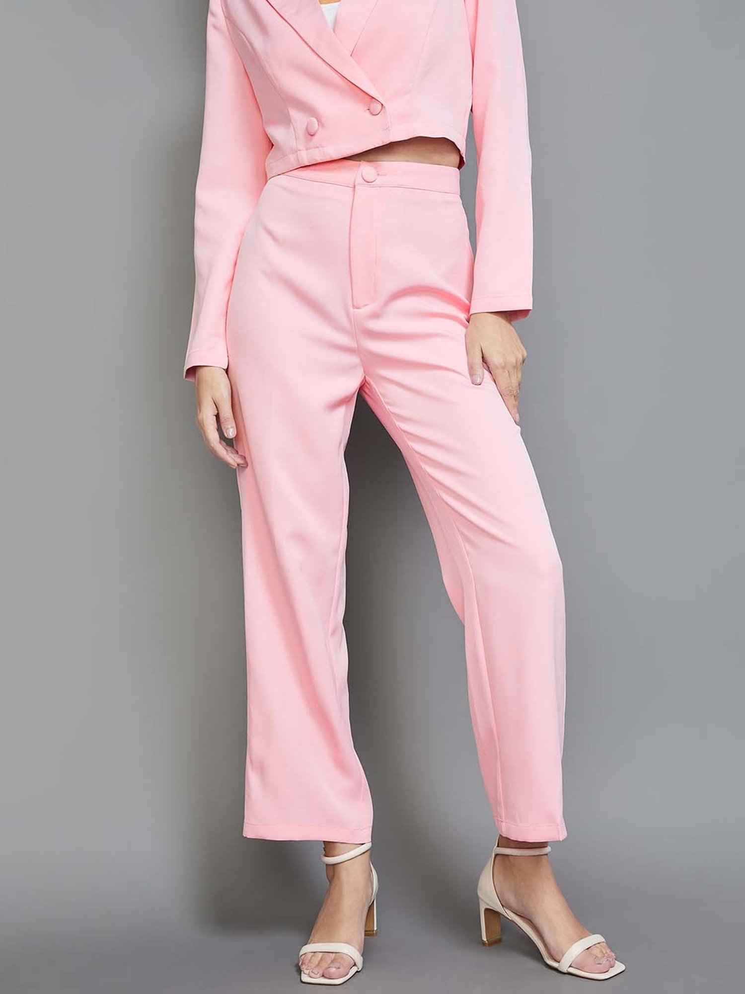 Code by Lifestyle Pink High Rise Pants