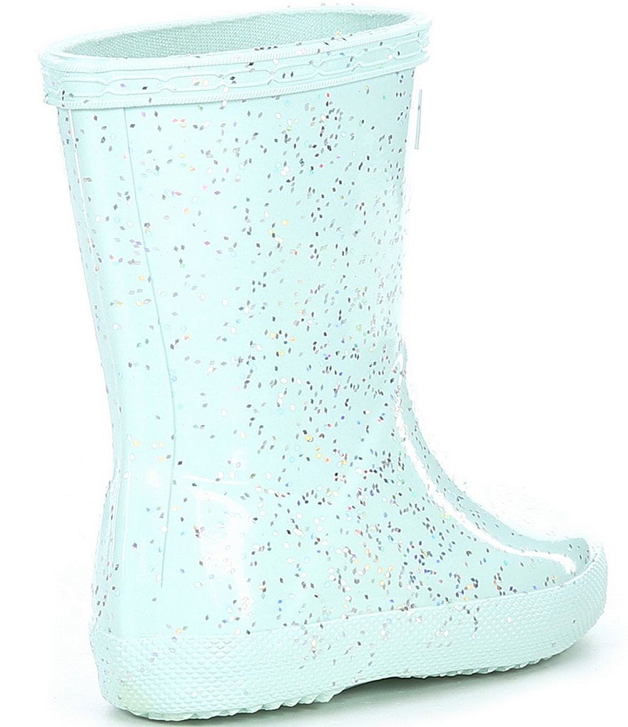 Hunter Girls' First Giant Glitter Waterproof Rainboots (Infant)