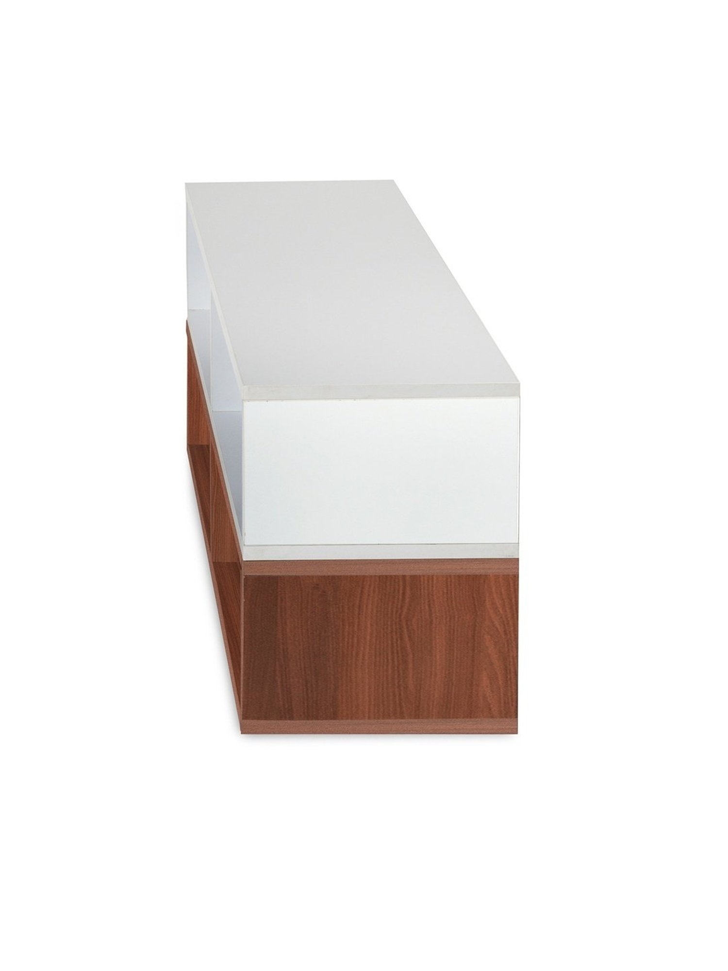 Delite Kom Flex Flowery Wenge & Acacia Dark Engineered Wood TV Entertainment Unit