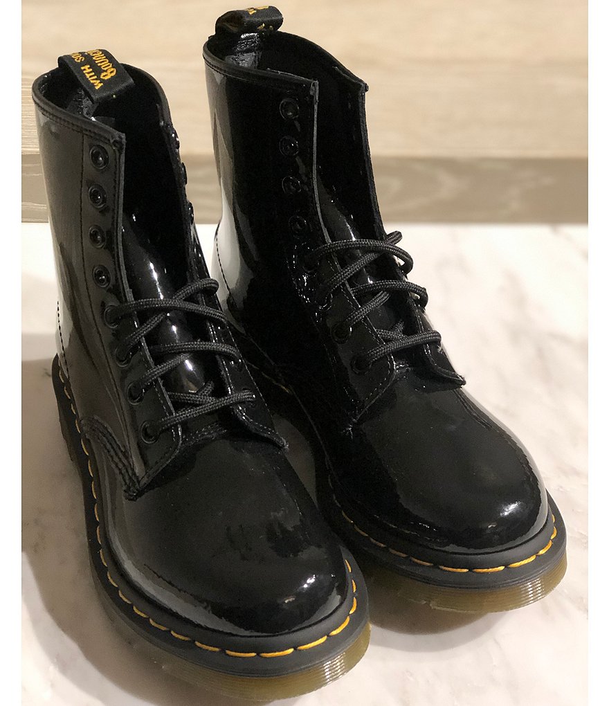 Dr. Martens Women's 1460 Patent Leather Combat Boots