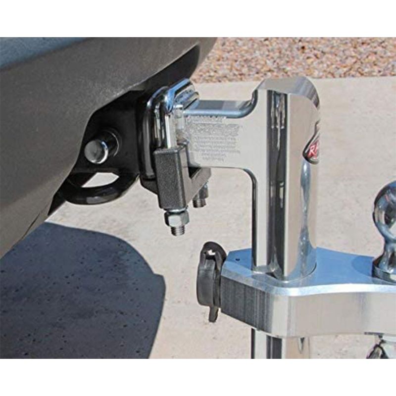 TRIMAX THC250 Universal Quiet Fit Anti Rattle Stabilizer Towing Clamp for 2.5 Inch Hollow and Solid Trailer Hitches, Bike Racks, and Platform Carriers