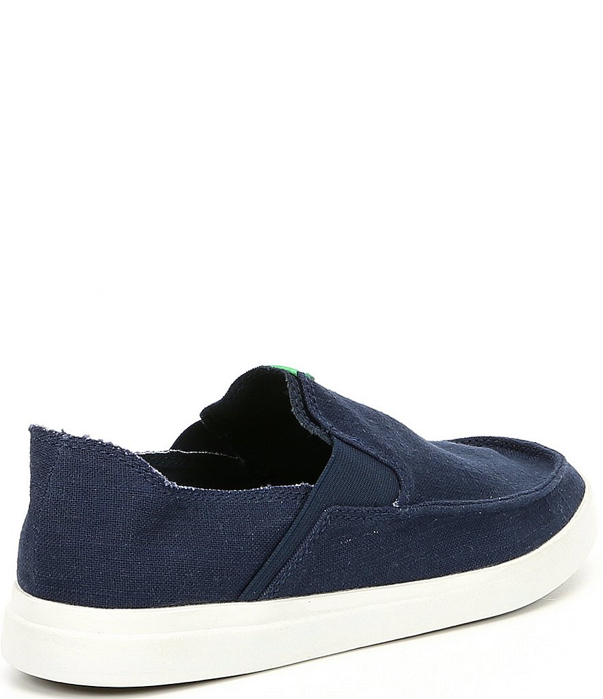 Sanuk Men's Pick Pocket Linen Slip-Ons