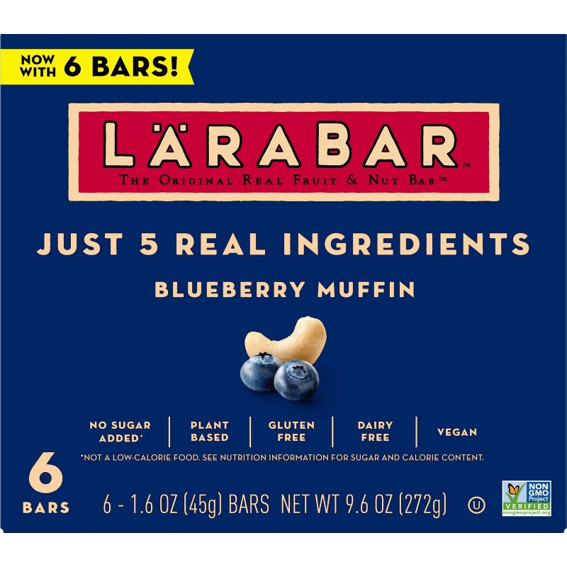 Larabar Blueberry Muffin - 9.6oz/6ct