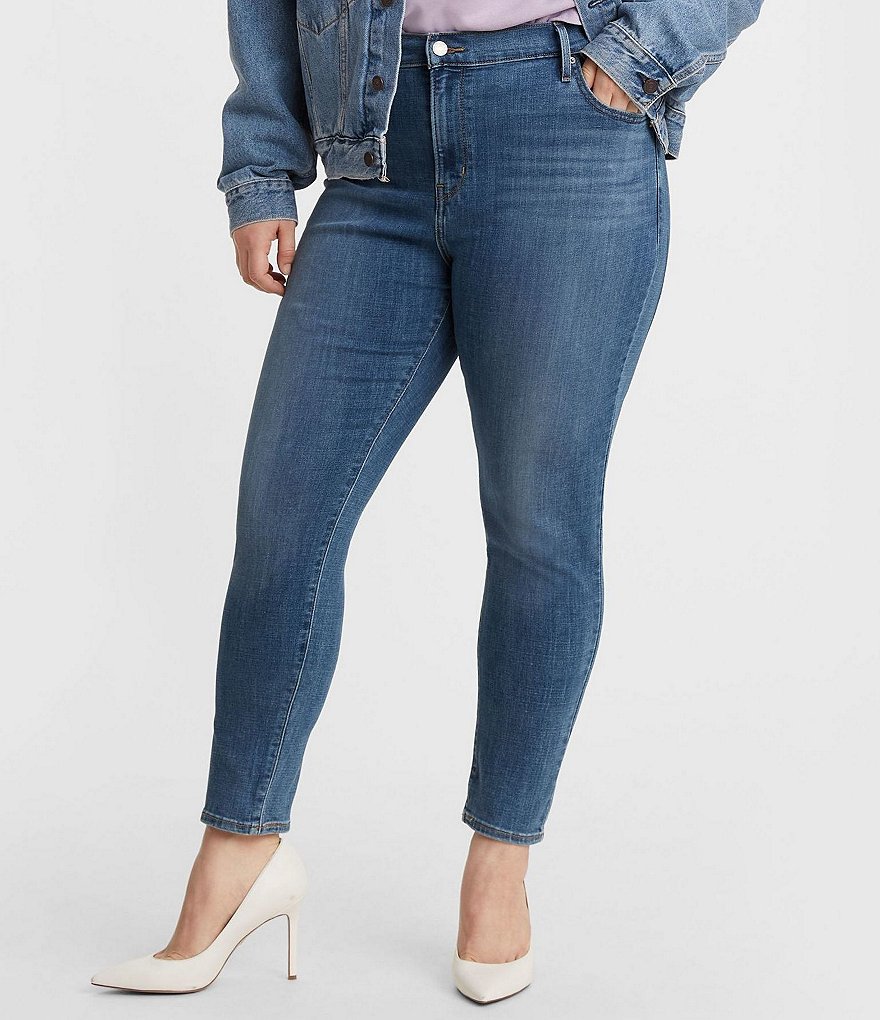Ruby Rd. Plus Size Super Soft Stretch Denim Straight Leg Jeans