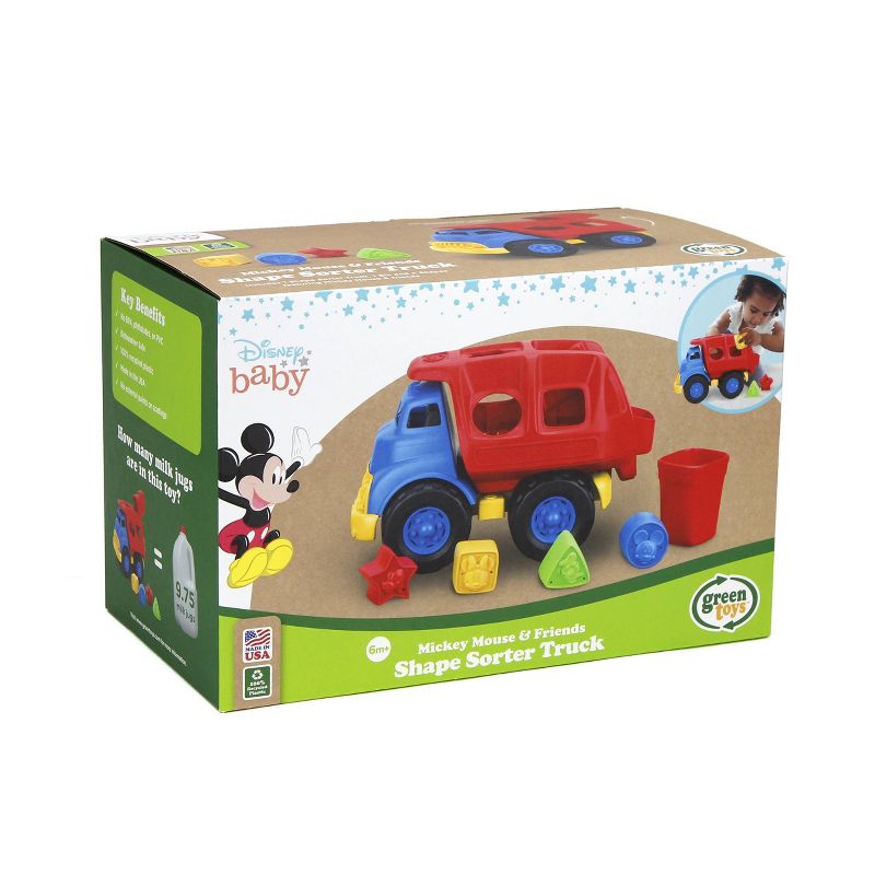 Green Toys Mickey Mouse & Friends Shape Sorter Truck