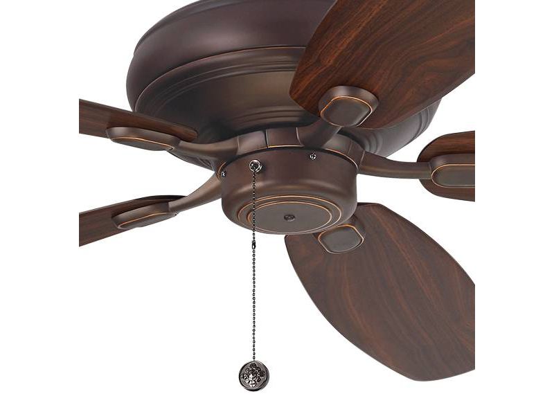 52" Monte Carlo Centro Max Roman Bronze Pull Chain Ceiling Fan