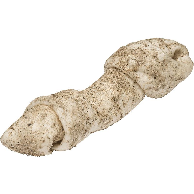 Loving Pets 6-7 Inch Pure Buffalo Dusted Rawhide Bully Bone