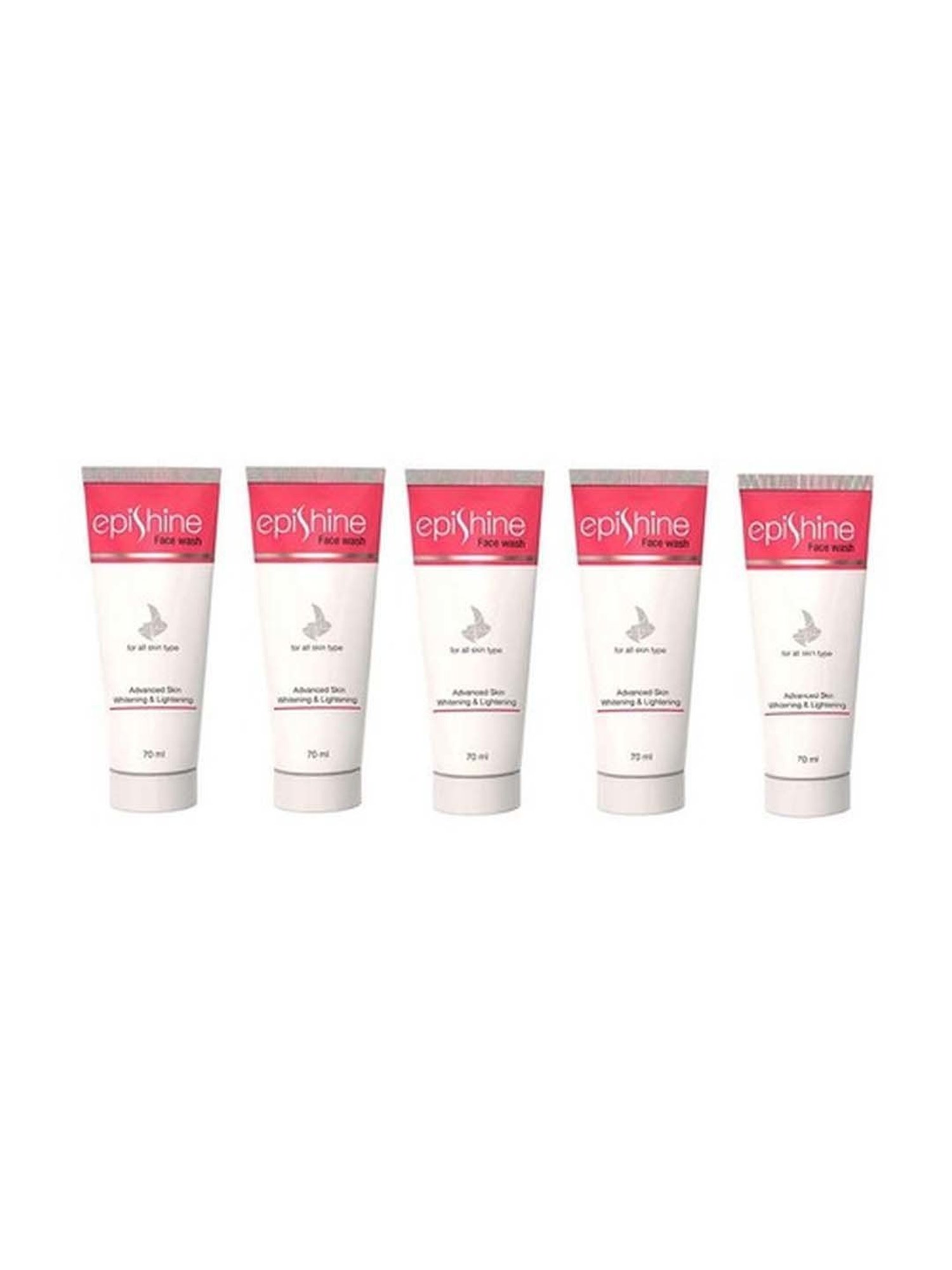 Epishine Face Wash - Pack of 5 (70 ml Each)