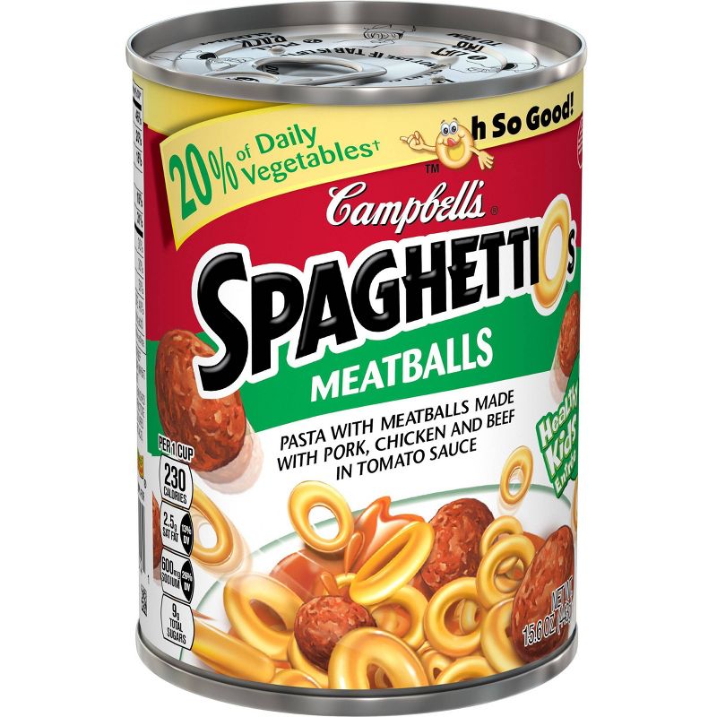 Campbell's SpaghettiOs with Meatballs 14oz