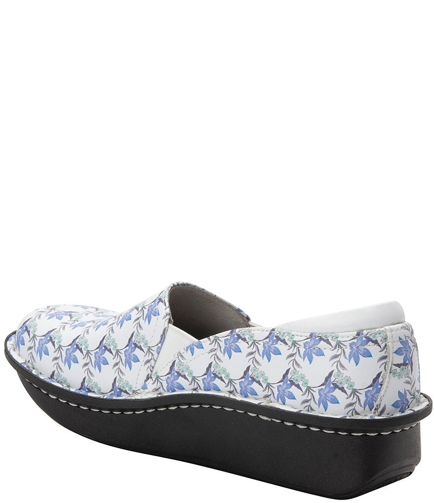 Alegria Debra Aloha White Clogs