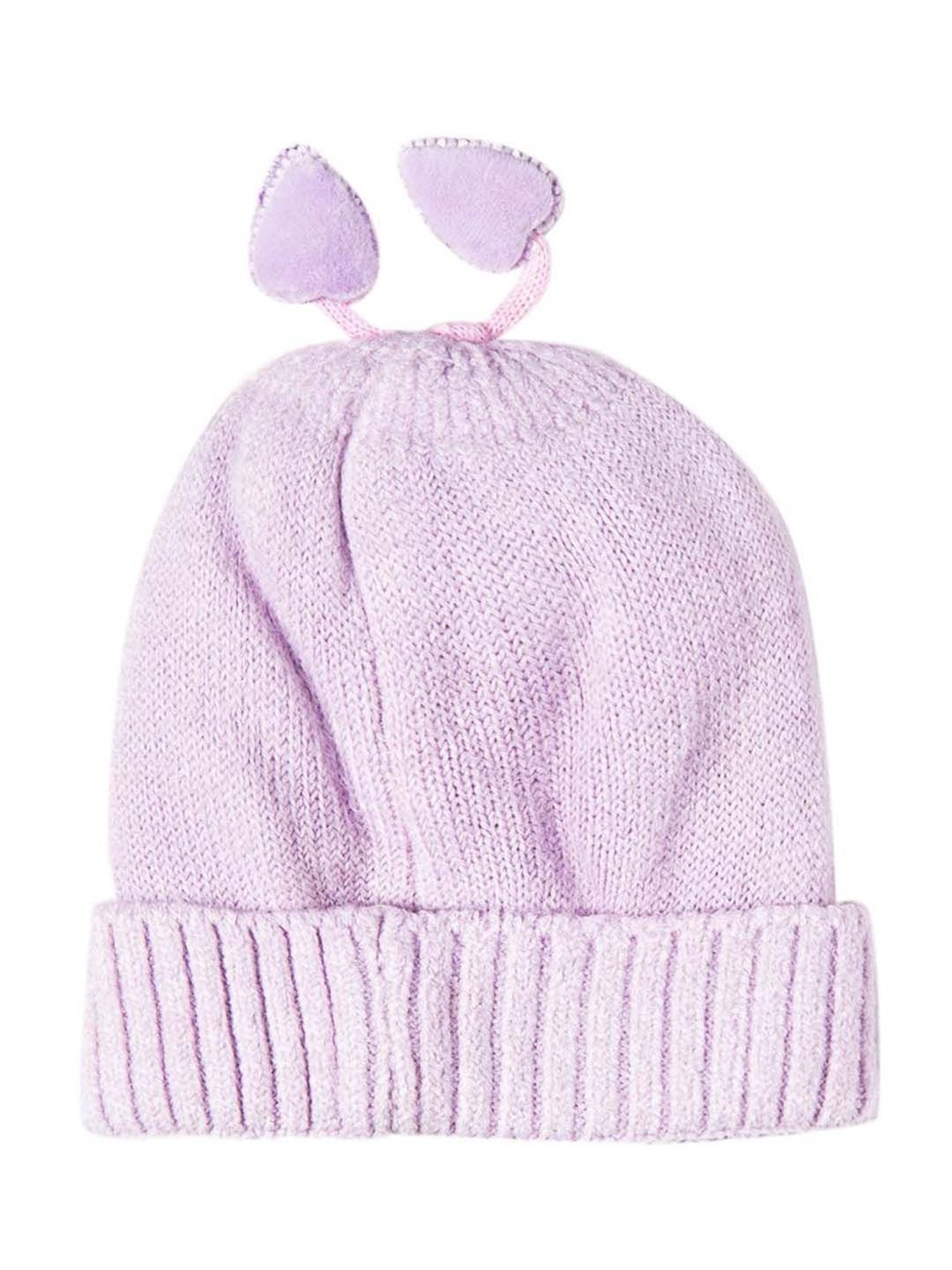 Baby Moo Kids Purple Woollen Cap