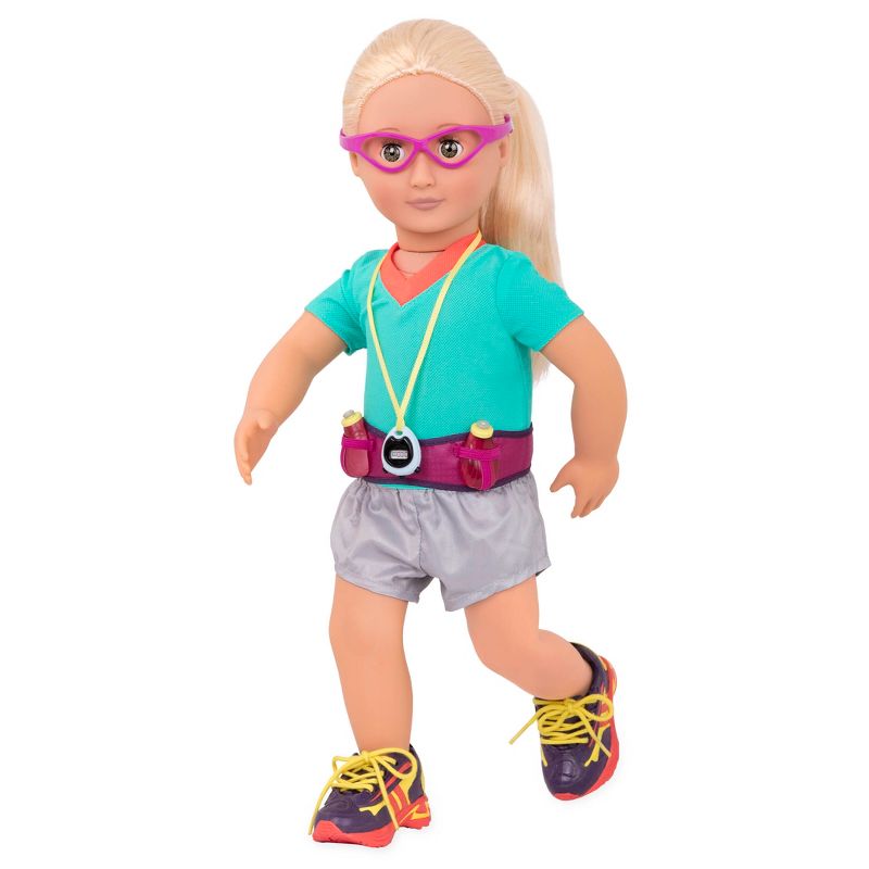 Our Generation Run for Fun! Sporty Outfit Accessory Set for 18" Dolls