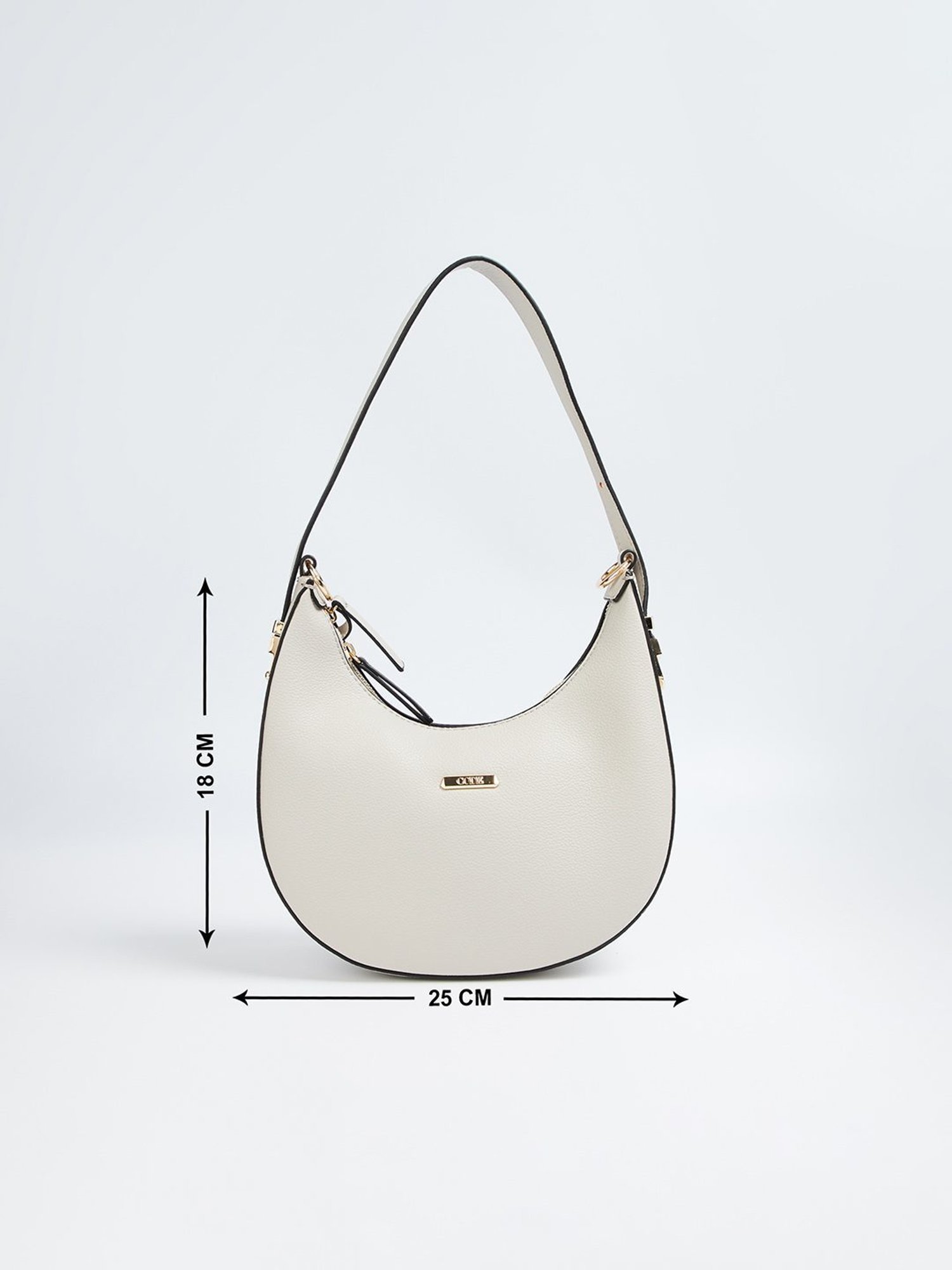 Code by Lifestyle Grey Hobo Bag