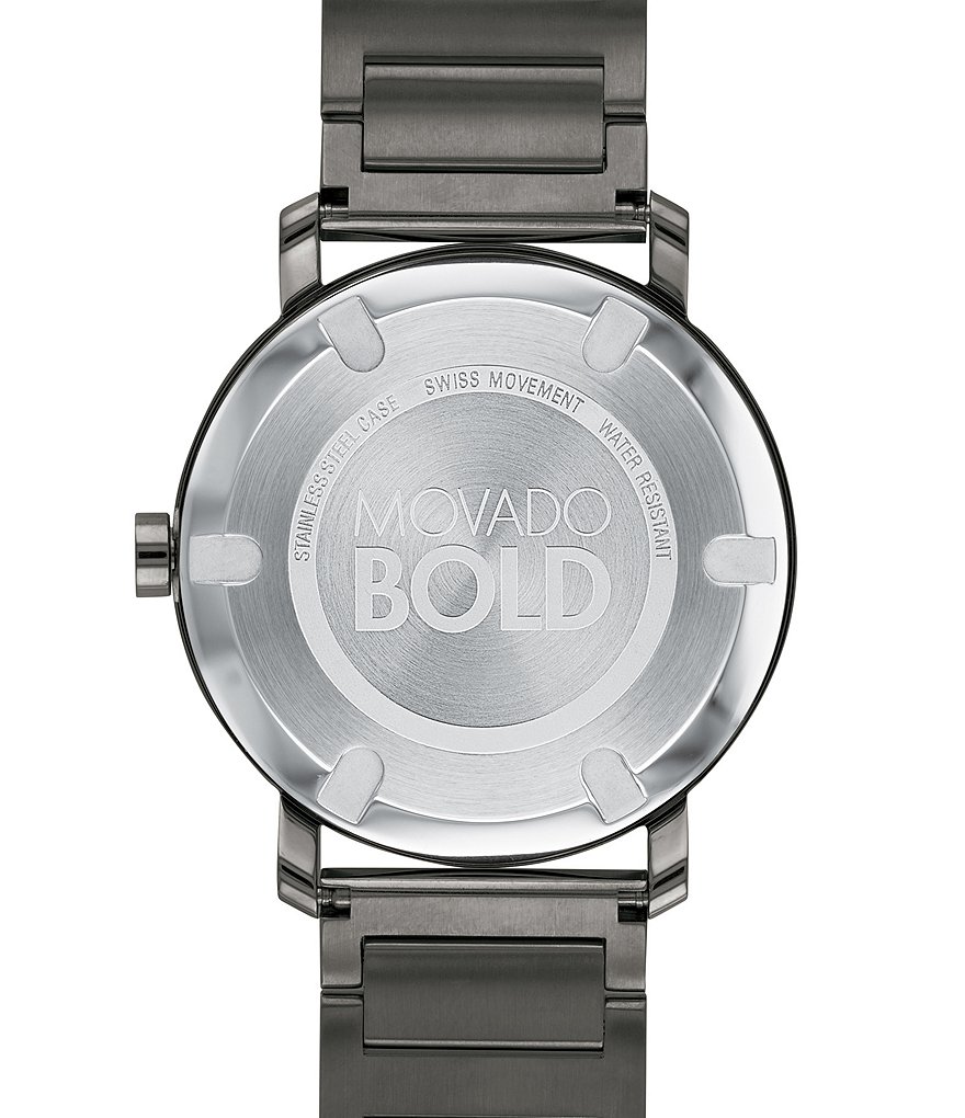 Movado Bold Evolution Gunmetal Stainless Steel Watch