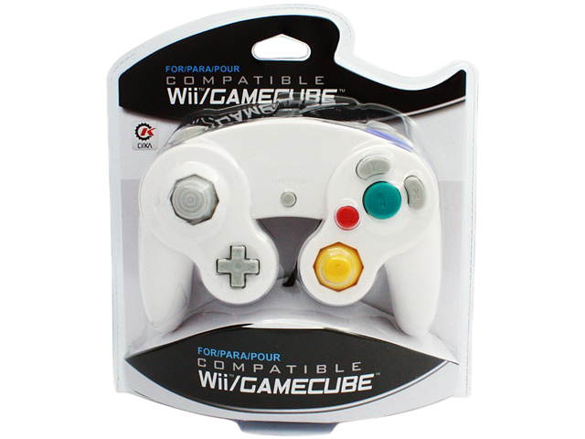 CirKa Wii/ GameCube Wired Controller (White)
