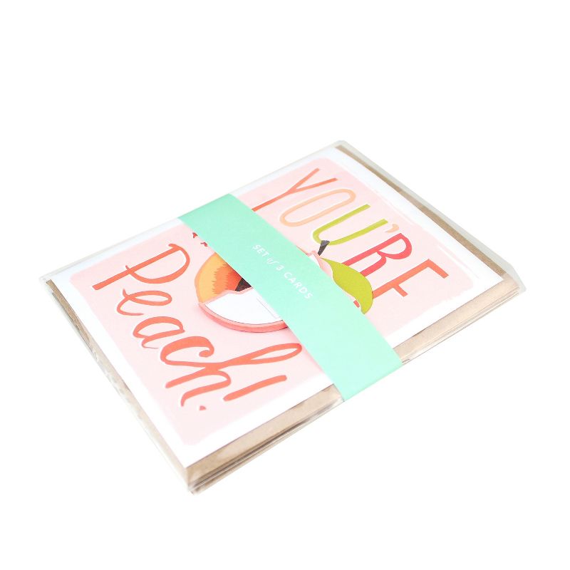 3ct "Love You" Pop-up Greeting Cards