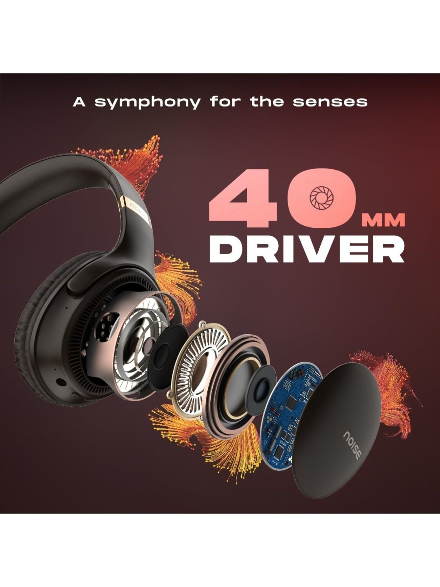 Major IV On Ear Wireless Bluetooth Headphone with Microphone (Black, True Wireless)