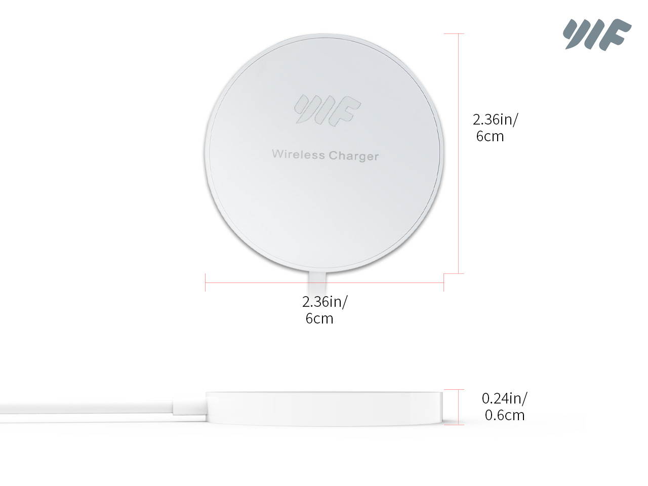 YLF New Magsafe Wireless Charger Built-in Magnets fast charging compatible for iPhone12 series and compatible with All QI Verified Wireless Charging iOS&Andriod Phone Samsung /Huawei