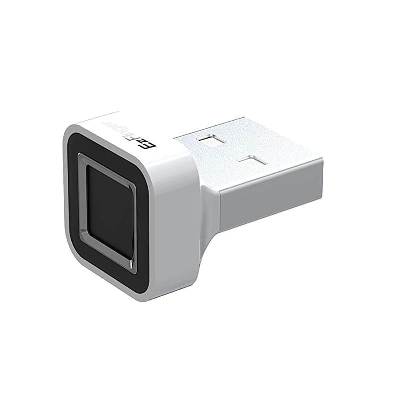 EzFinger White Fingerprint Reader USB Dongle for Windows 7881 amp 10 Hello Login Signin File encryption Folder Lock Biometric Scanner Sensor PasswordFree