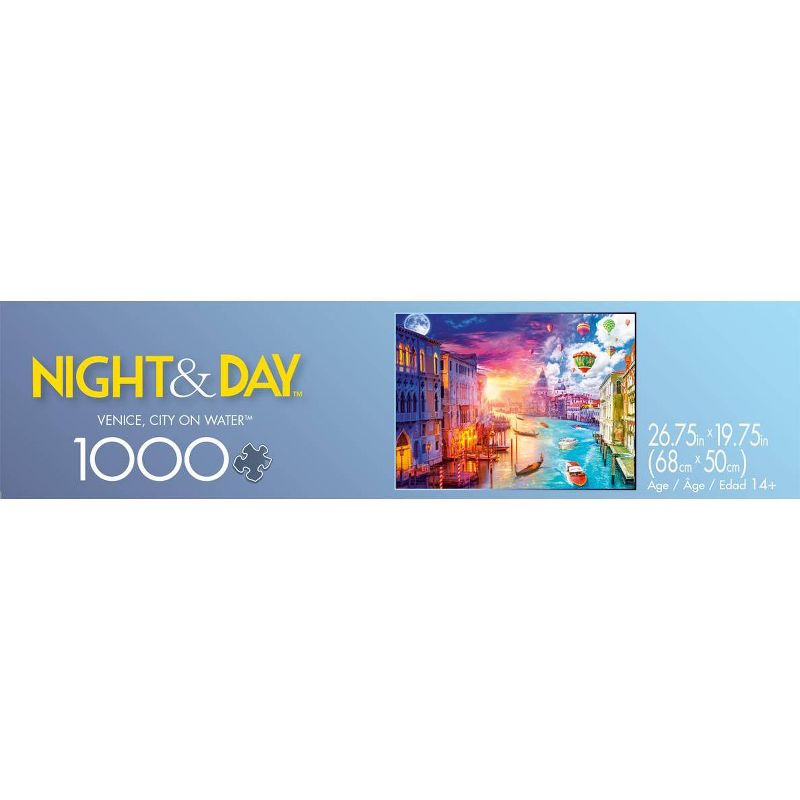 Buffalo Games Night And Day: Venice, City on the Water Puzzle 1000pc