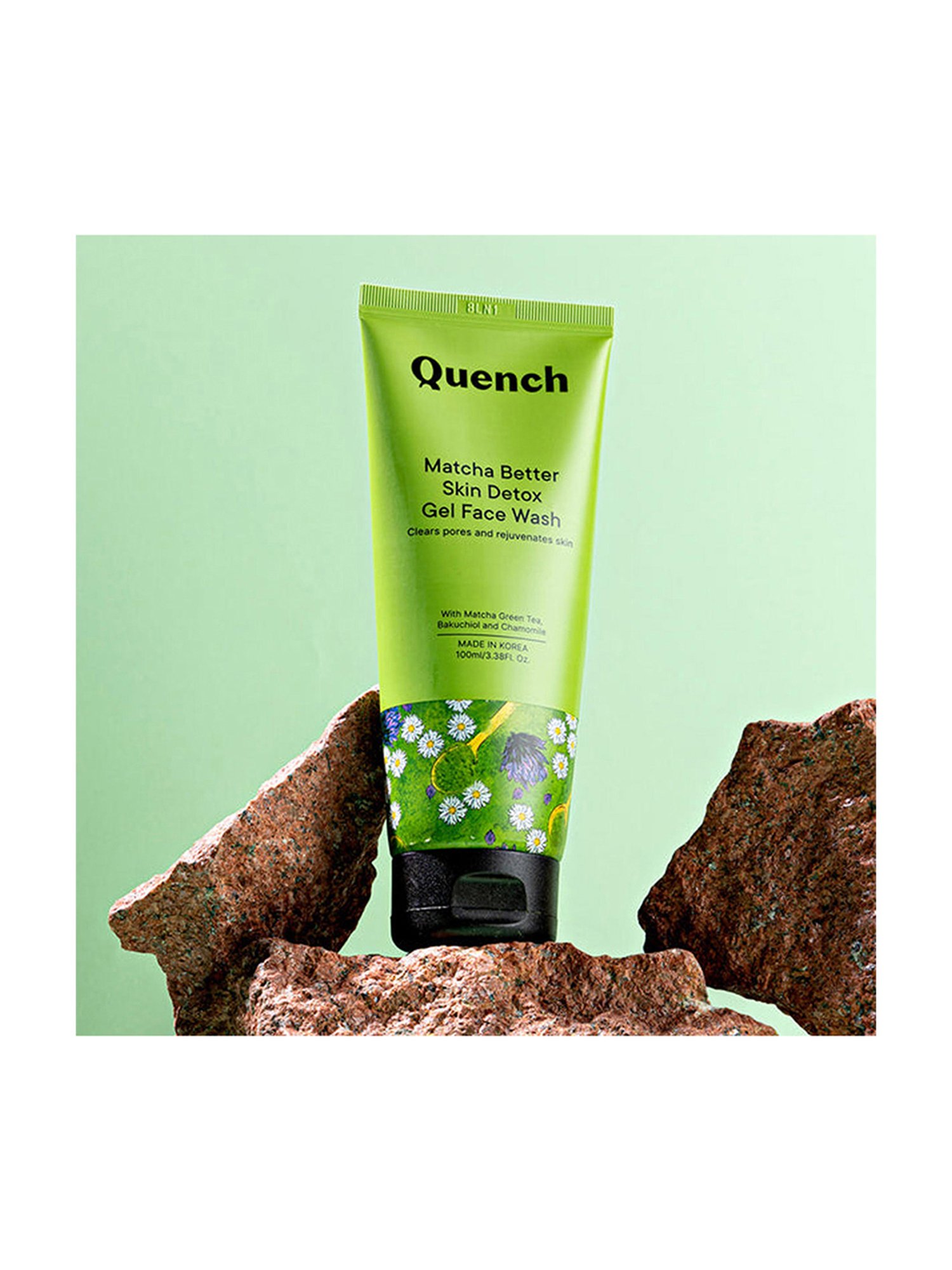 Quench Botanics Matcha Better Skin Detox Gel Face Wash - 100 ml