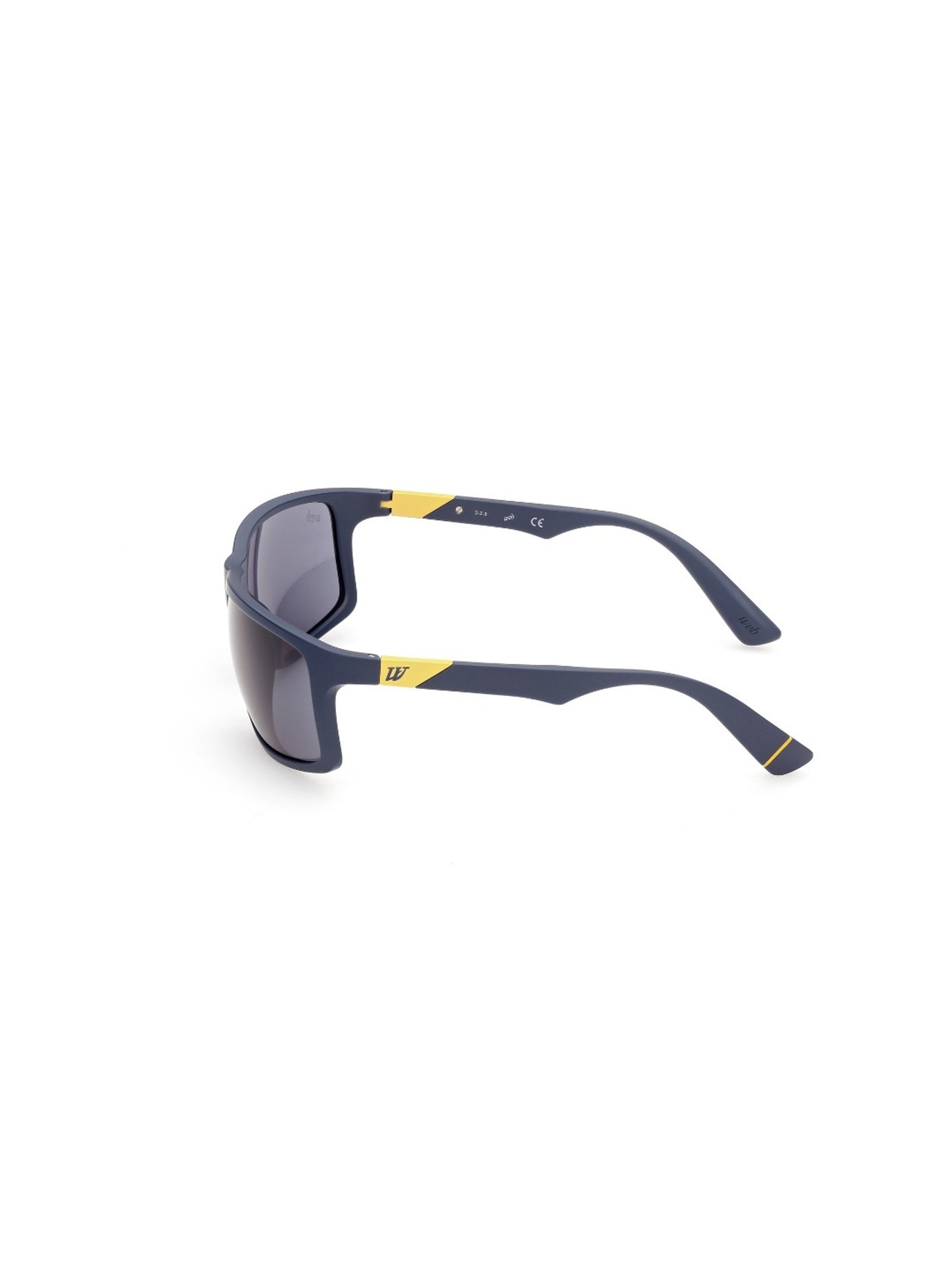 WEB EYEWEAR Blue Rectangular Sunglasses for Men