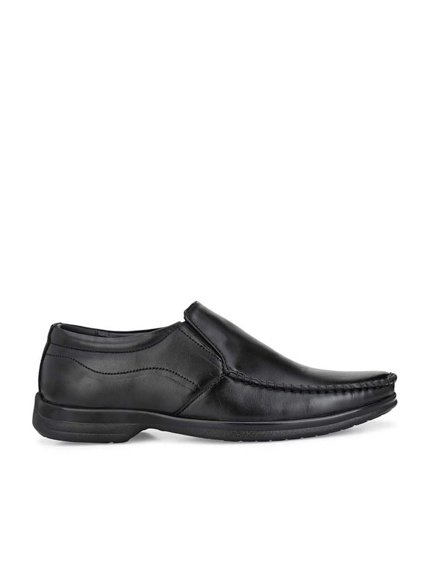 Eego Italy Men's Black Formal Loafers
