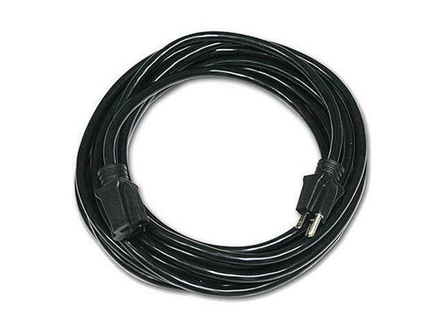 Century Molded 25 ft Black Pro Power SJTW Ext Cord 12/3 Phase D16624025