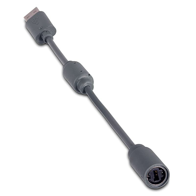 Replacement Dongle USB Breakaway Cable for Xbox 360 Wired Controllers Dark Grey 1 Pack