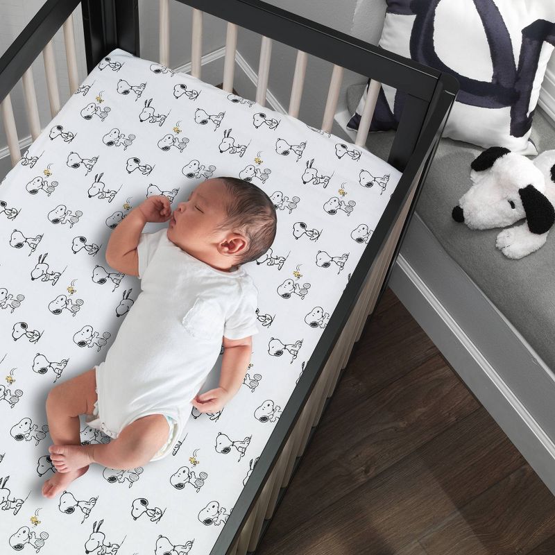 Lambs & Ivy Classic Snoopy Crib Bedding Set - 3pc