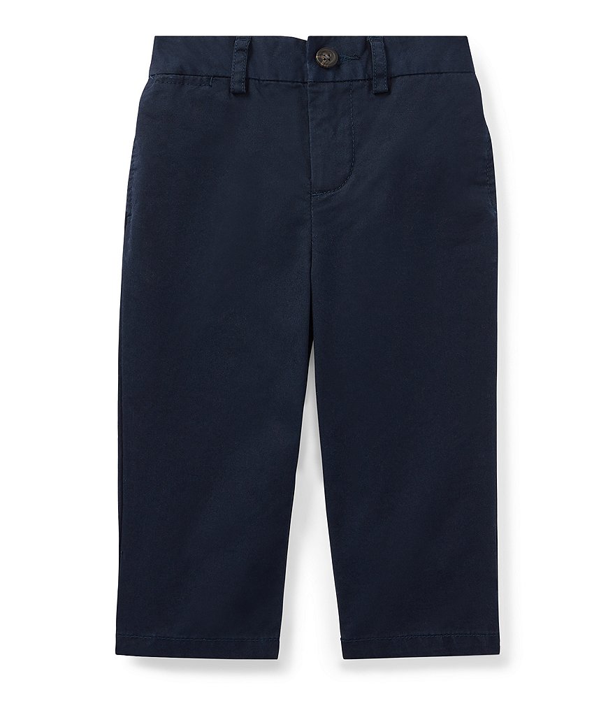 Edgehill Collection Baby Boys 3-24 Months Flat Front Linen Shorts