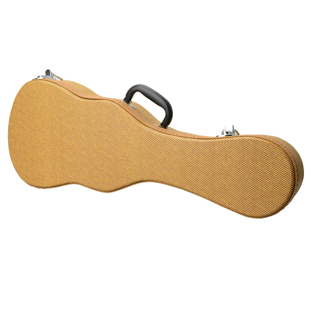 Magace 21" Leather Ukulele Case,Top Grade Concert Classic Hard Case