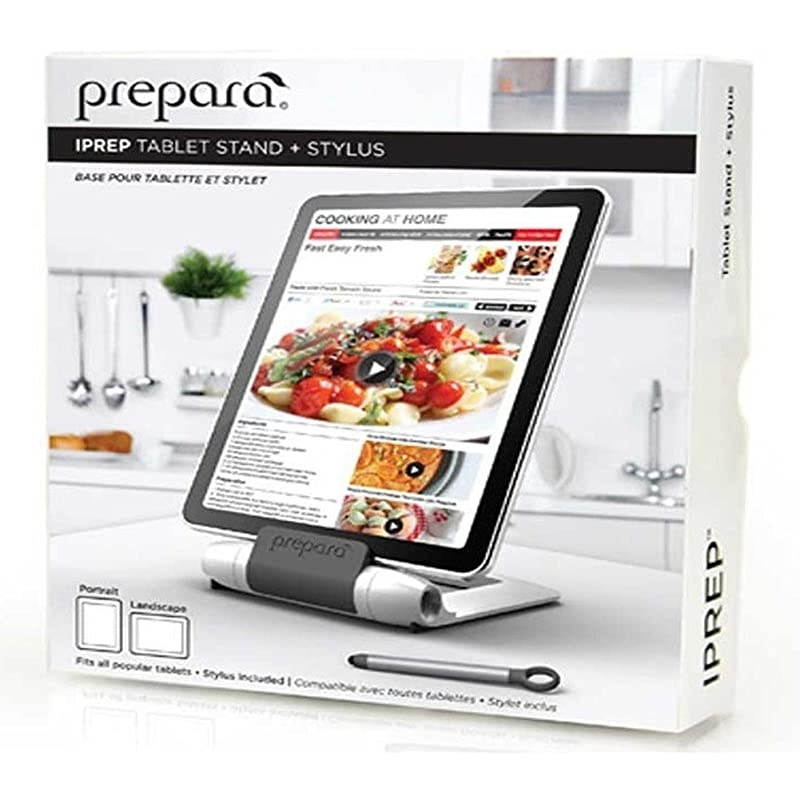 PP08PREPWT White iPrep Adjustable Stand for phones tablets ereaders Large