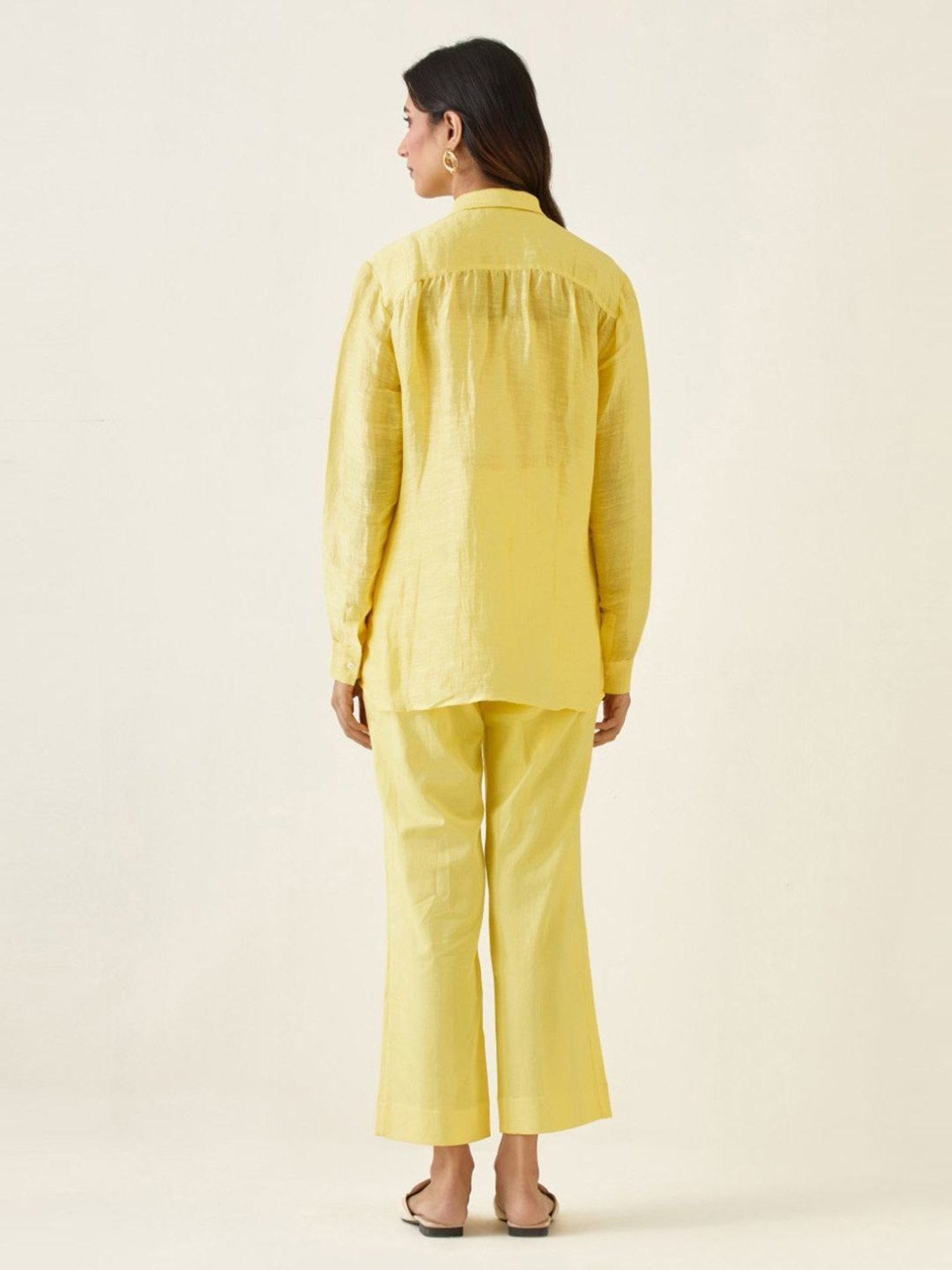 Vinusto Yellow Summer Nostalgia Shirt