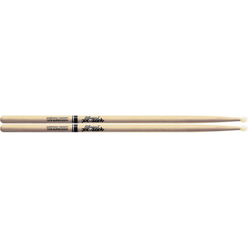 Promark 12-Pair American Hickory Drumsticks Nylon 747B