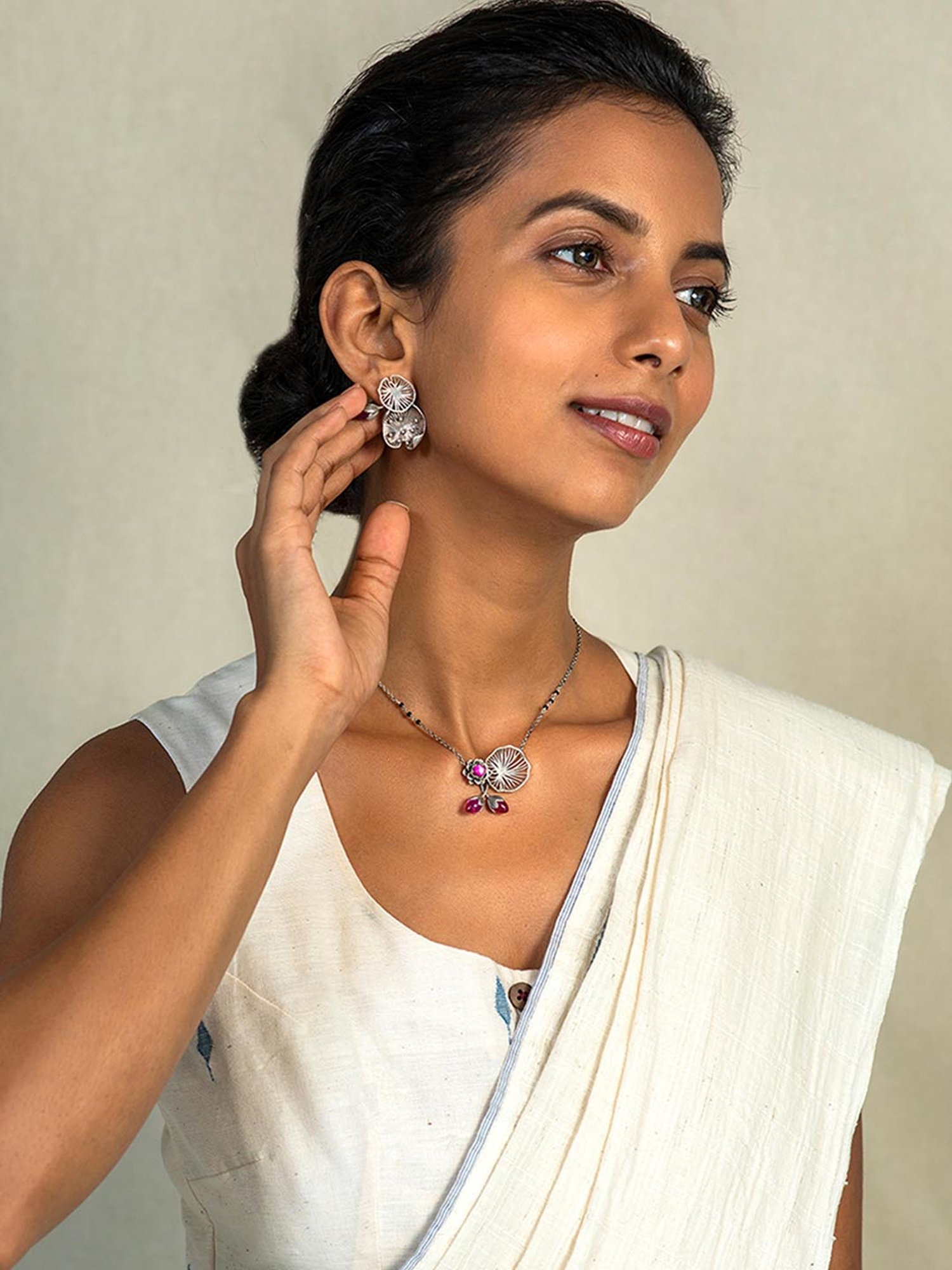 GIVA 92.5 Sterling Silver Double Infinity Love Necklace for Women