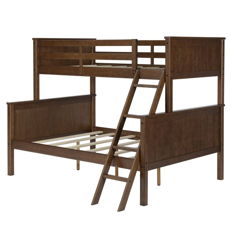 Twin over Full Roscoe Bunk Bed Mocha - Dorel Living