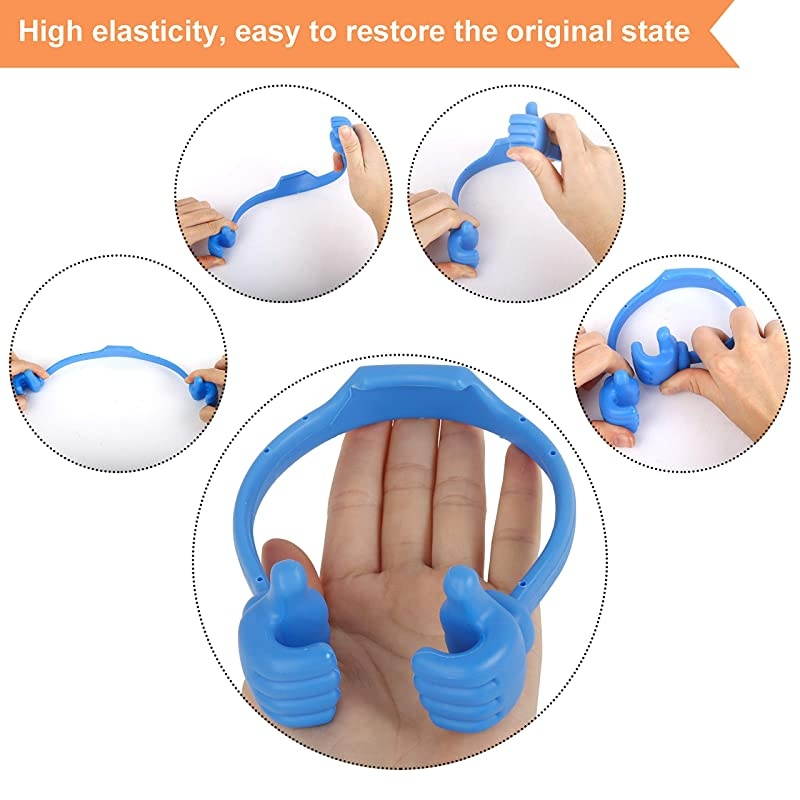 Thumbs Up Cell Phone Stand,  Portable Desk Cell Phone Holder Mount, Smart Cellphone Tablet Holders, Unique Christmas Stocking Stuffers Holiday Fillers Gifts,Red