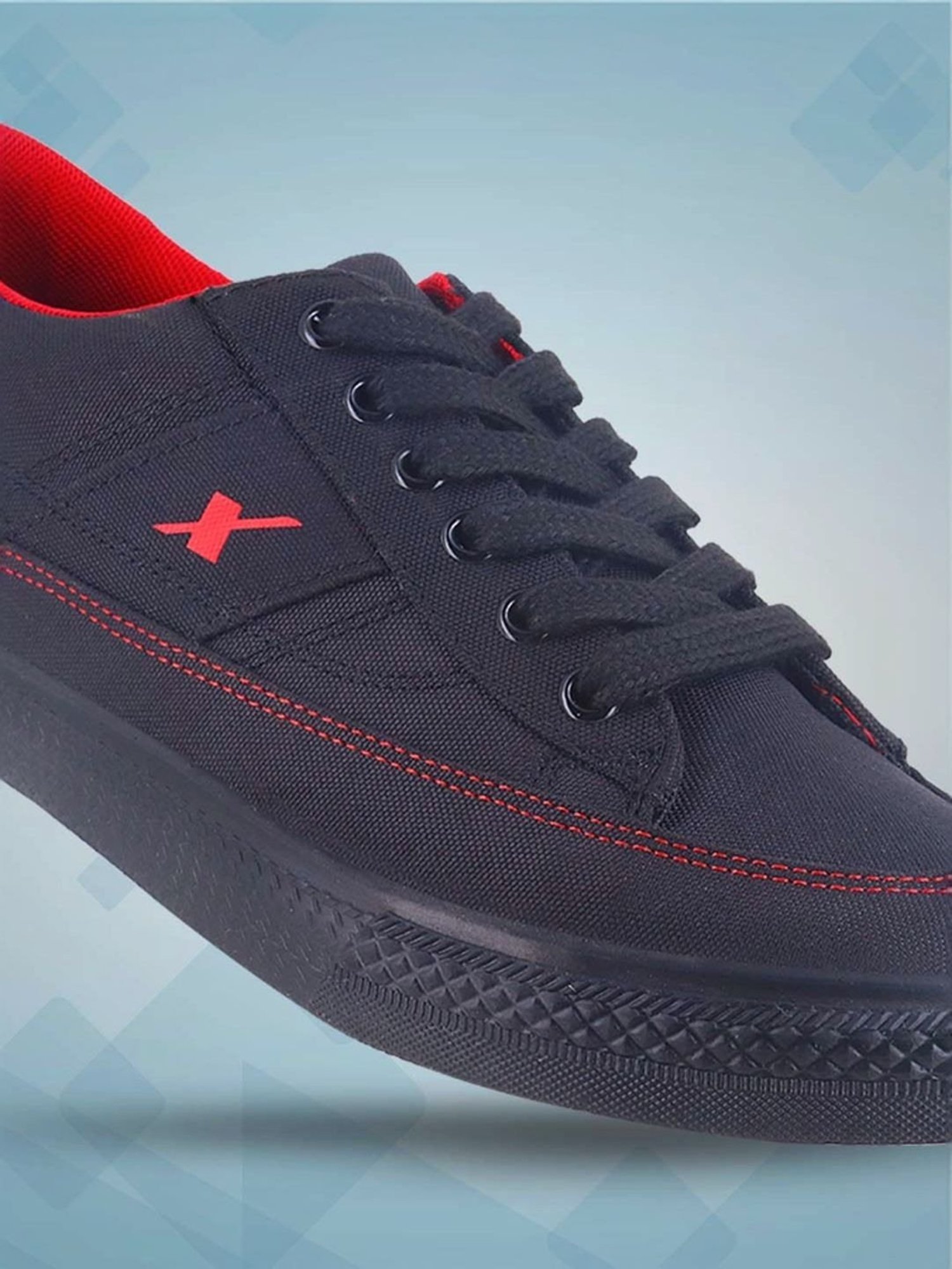 Sparx Men's Black Casual Sneakers