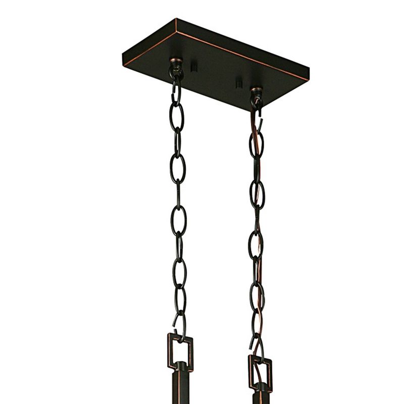 Ciara Springs 3 Light Pendant Bronze/White - EGLO