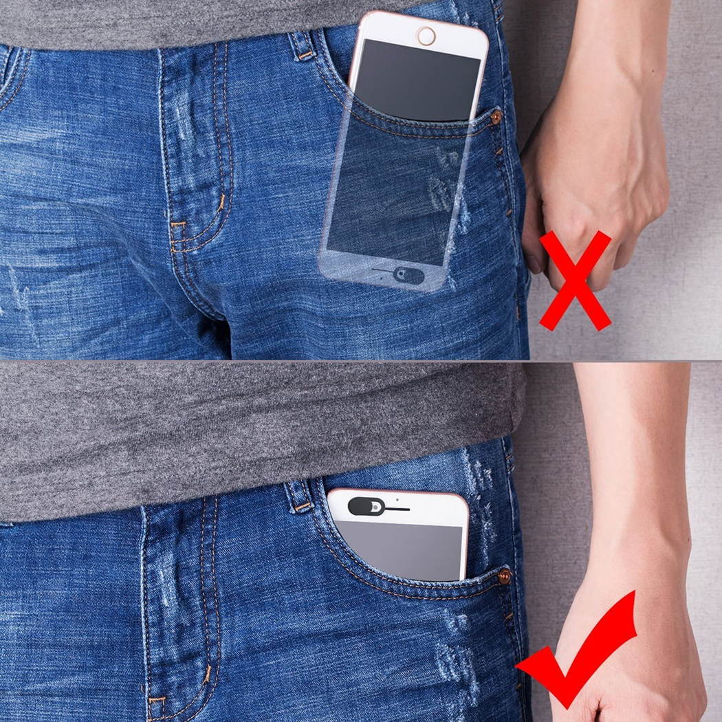 Webcam Cover Slide Ultra Thin Laptop Camera Cover Slide Blocker for Smart Phone Computer MacBook Pro iMac PC Tablet Notebook Surface Pro Echo Show Camera Protecting Your Privacy Security 6 Pack