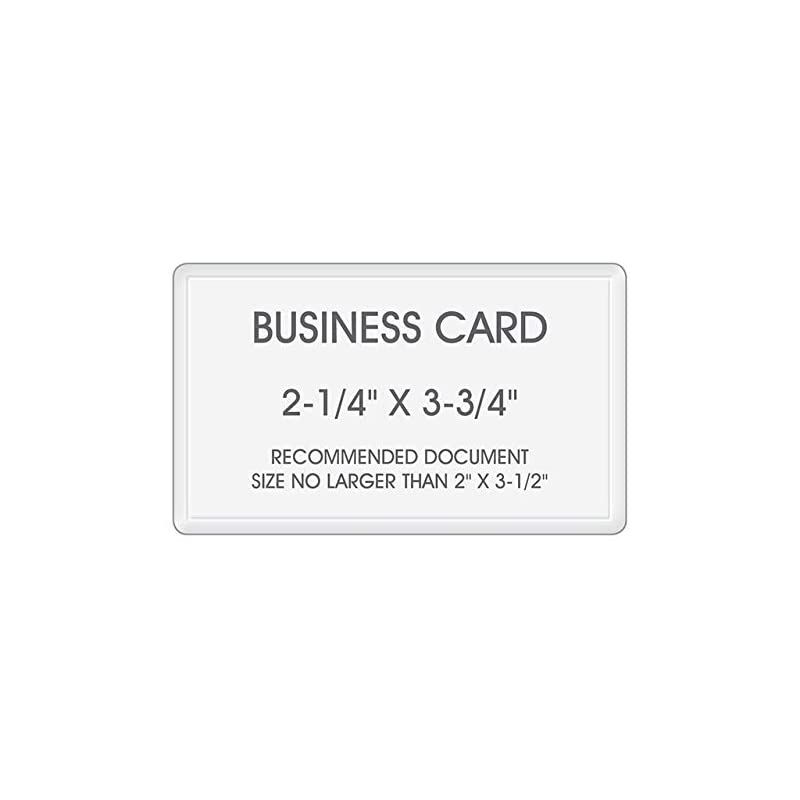 Laminating 5 Mil Business Card Therm Laminating Pouches 214 x 334 100 Pouches