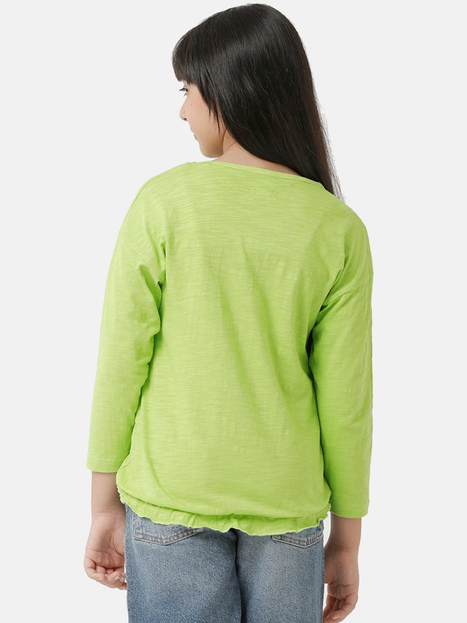 Tiny Girl Kids Pink Solid Top