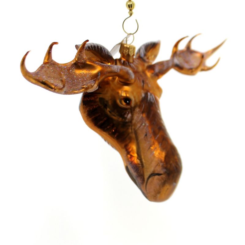 Christina's World 3.5" Magnificent Moose W/ Antlers Ornament Elk Deer  -  Tree Ornaments