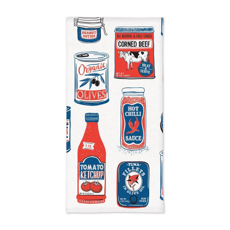 2pk Food Print Kitchen Towels - MU Kitchen