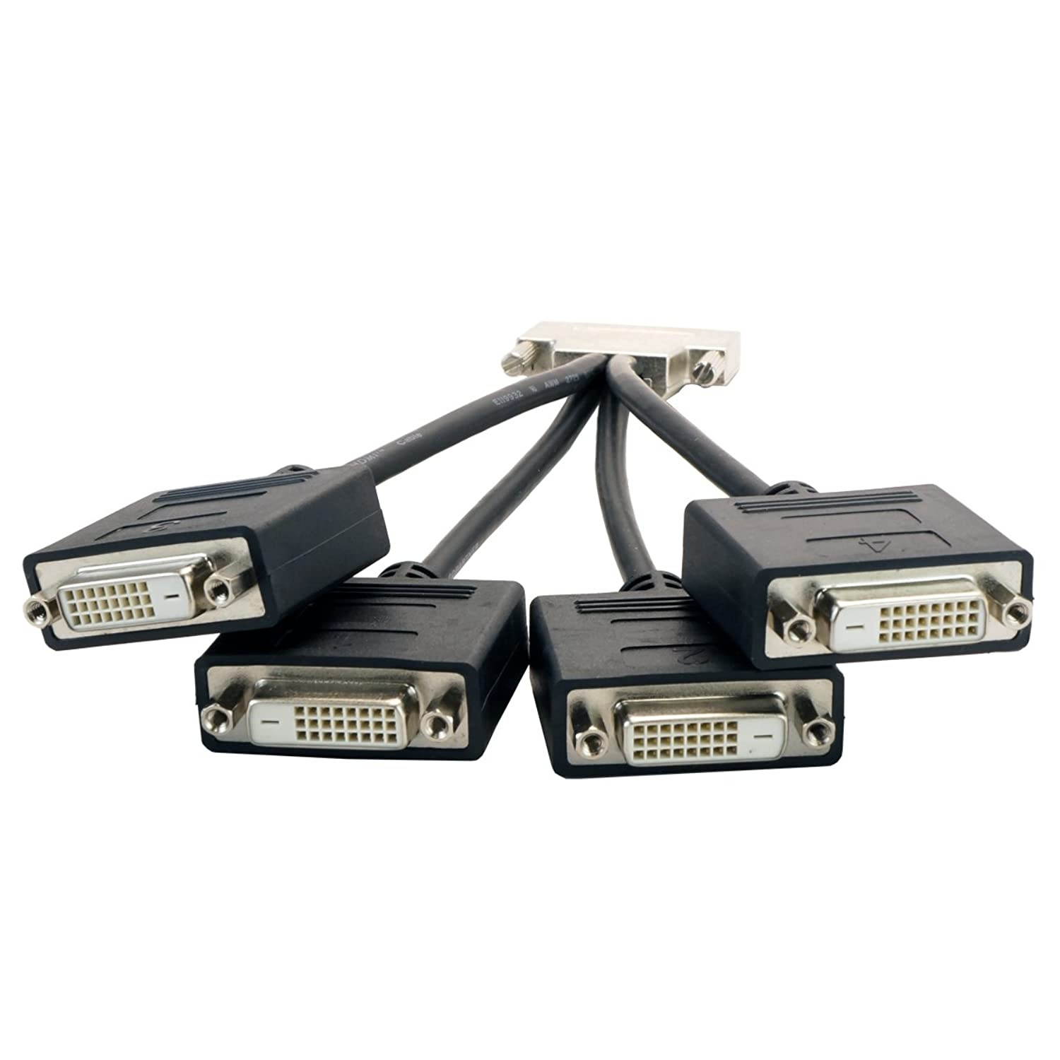 VisionTek VHDCI to 4x DVI-D Cable (M/F) - 900801