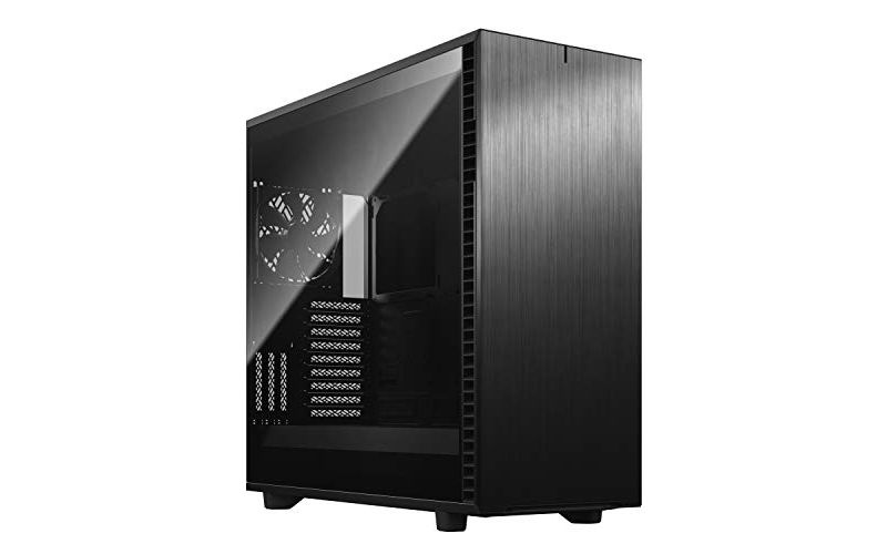 Fractal Design Define 7 XL Black Brushed Aluminum/Steel E-ATX Silent Modular Dark Tinted Tempered Glass Window Full Tower Computer Case