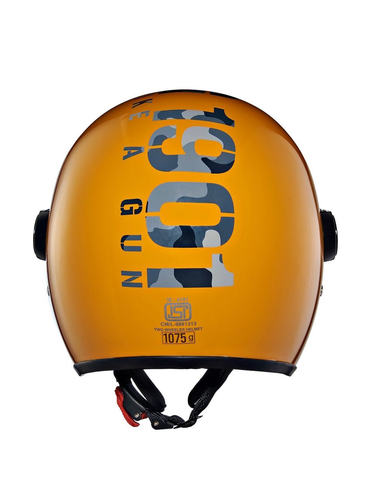 Royal Enfield Gt Yellow Printed Medium Helmet