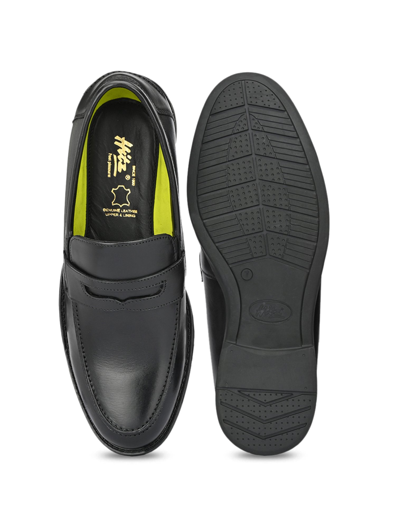 Hitz Men's Black Formal Loafers