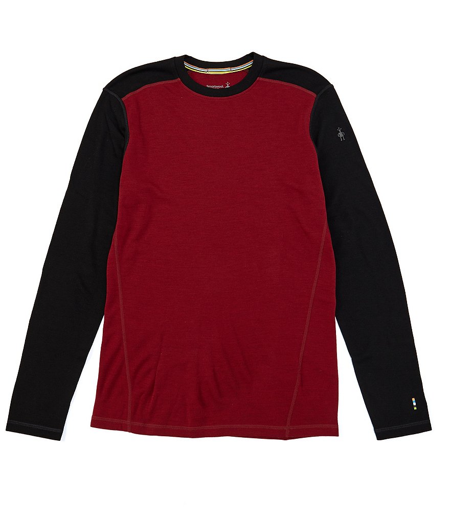 SmartWool Slim-Fit Merino 250 Baselayer Colorblock Long-Sleeve Tee